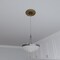Ekena Millwork Baltimore PVC Medallion (Canopies up to 4 1/4"), 10"OD x 3 1/2"ID x 3/4"P, Metallic Gold Rush CMP10BACGH - alternate 10